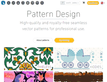 Tablet Screenshot of patterndesigns.com